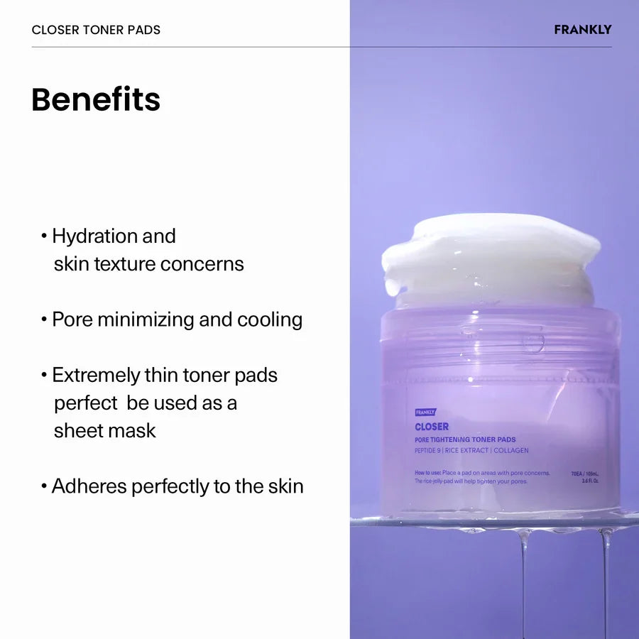 FRANKLY Closer Pore Tightening Toner Pads