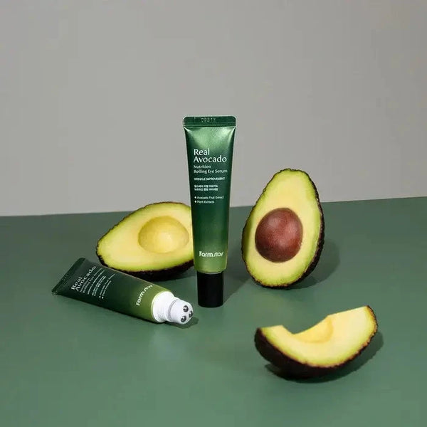 Barojošs krēms priekš acu plakstiņiem ar avokado eļļu FarmStay Real Avocado Nutrition Eye Cream