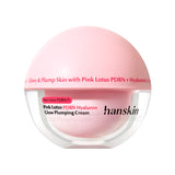 Hanskin Pink Lotus PDRN Hyaluron Glow Plumping Cream