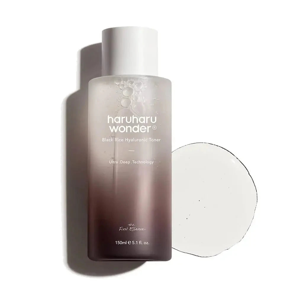 Hialurona toniks ar melno rīsu ekstraktu Haruharu Wonder Black Rice Hyaluronic Toner