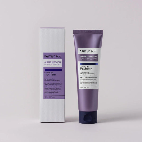 Nenoskalojams termoaizsardzību nodrošinošs matu kopšanas līdzeklis Heimish RX Amino Keratin Heat Protecting Leave In Treatment
