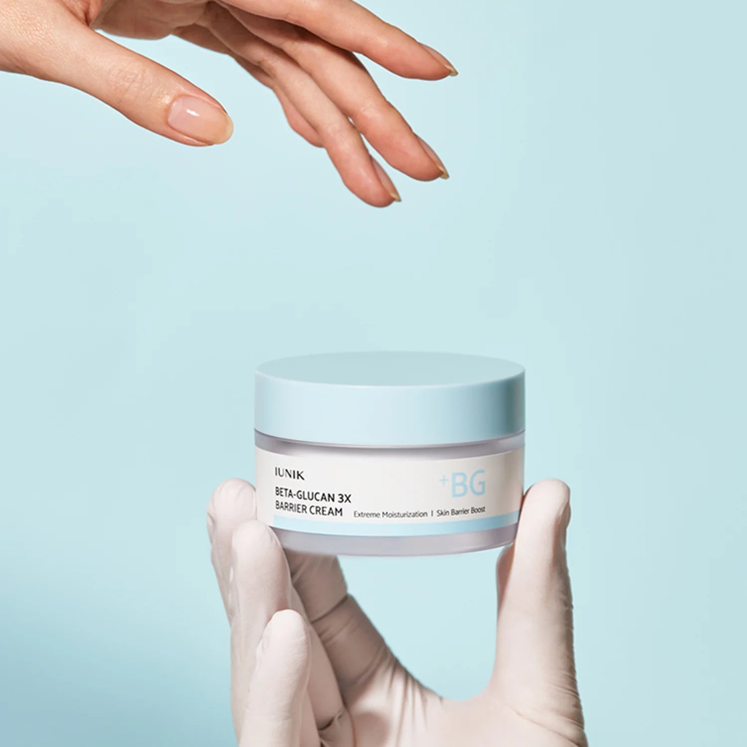 Mitrinošs un barjeru stiprinošs krēms iUNIK Beta-Glucan 3X Barrier Cream