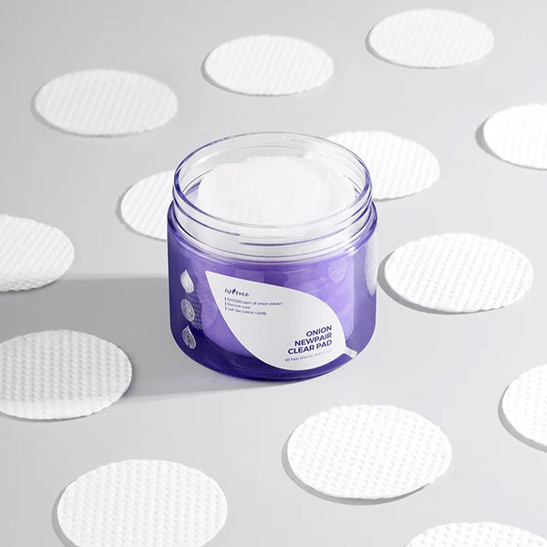 Daudzslāņu spilventiņi problemātiskai ādai ar sarkano sīpolu Isntree Onion Newpair Clear Pad