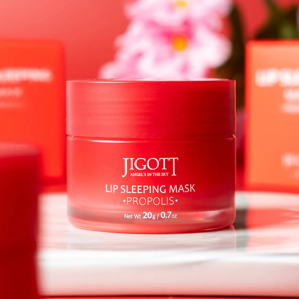 Ночная маска для губ с прополисом Jigott Lip Sleeping Mask Propolis