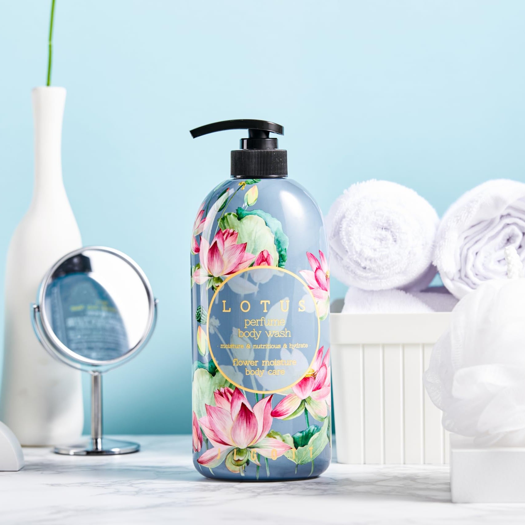 Гель для душа Jigott Lotus Perfume Body Wash