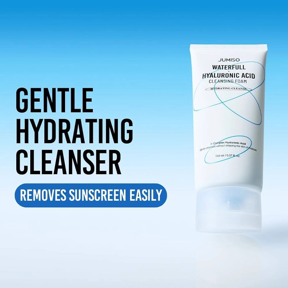 Нежная увлажняющая пенка для умывания Jumiso Waterfull Hyaluronic Acid Cleansing Foam
