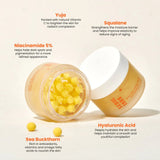 Крем с капсулами K-SECRET Seoul 1988 Capsule Cream: Niacinamide 5% + Yuja