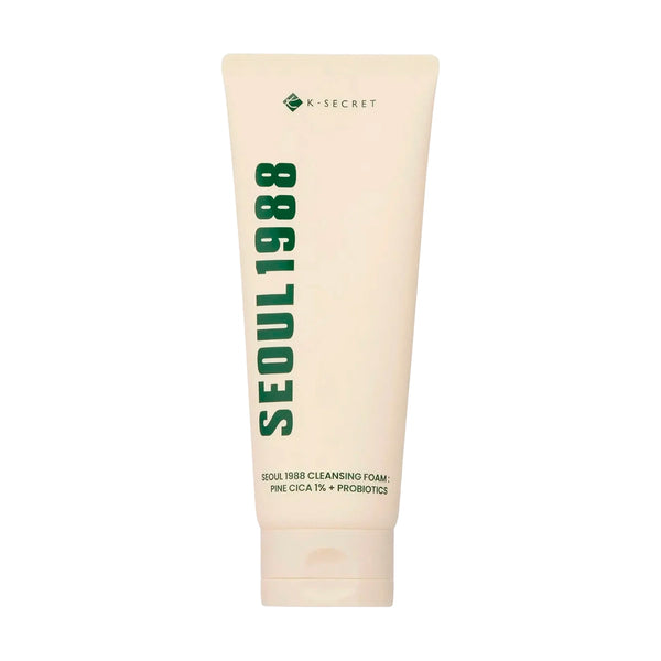 Attīrošās putas ar probiotikām K-SECRET Seoul 1988 Cleansing Foam : Pine Cica 1% + Probiotics