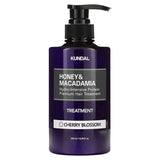 KUNDAL Honey & Macadamia Treatment Cherry Blossom - Matu Kopšanas Līdzeklis ar Ķiršu Ziedu Aromātu