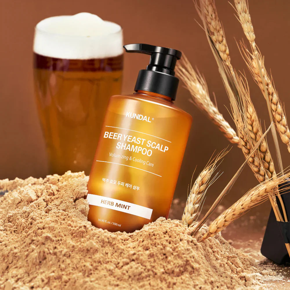 Kundal Beer Yeast Scalp Shampoo Herb Mint