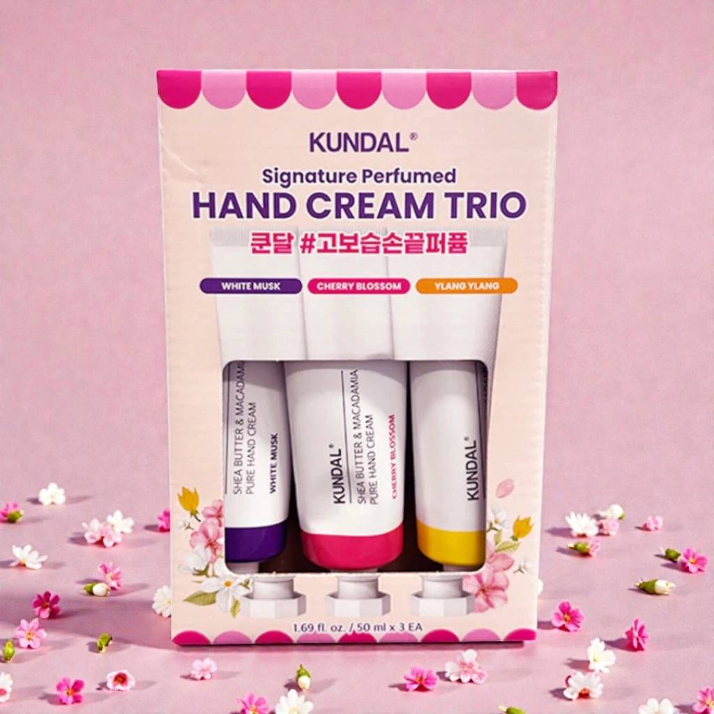 Kundal Signature Perfumed Hand Cream Trio