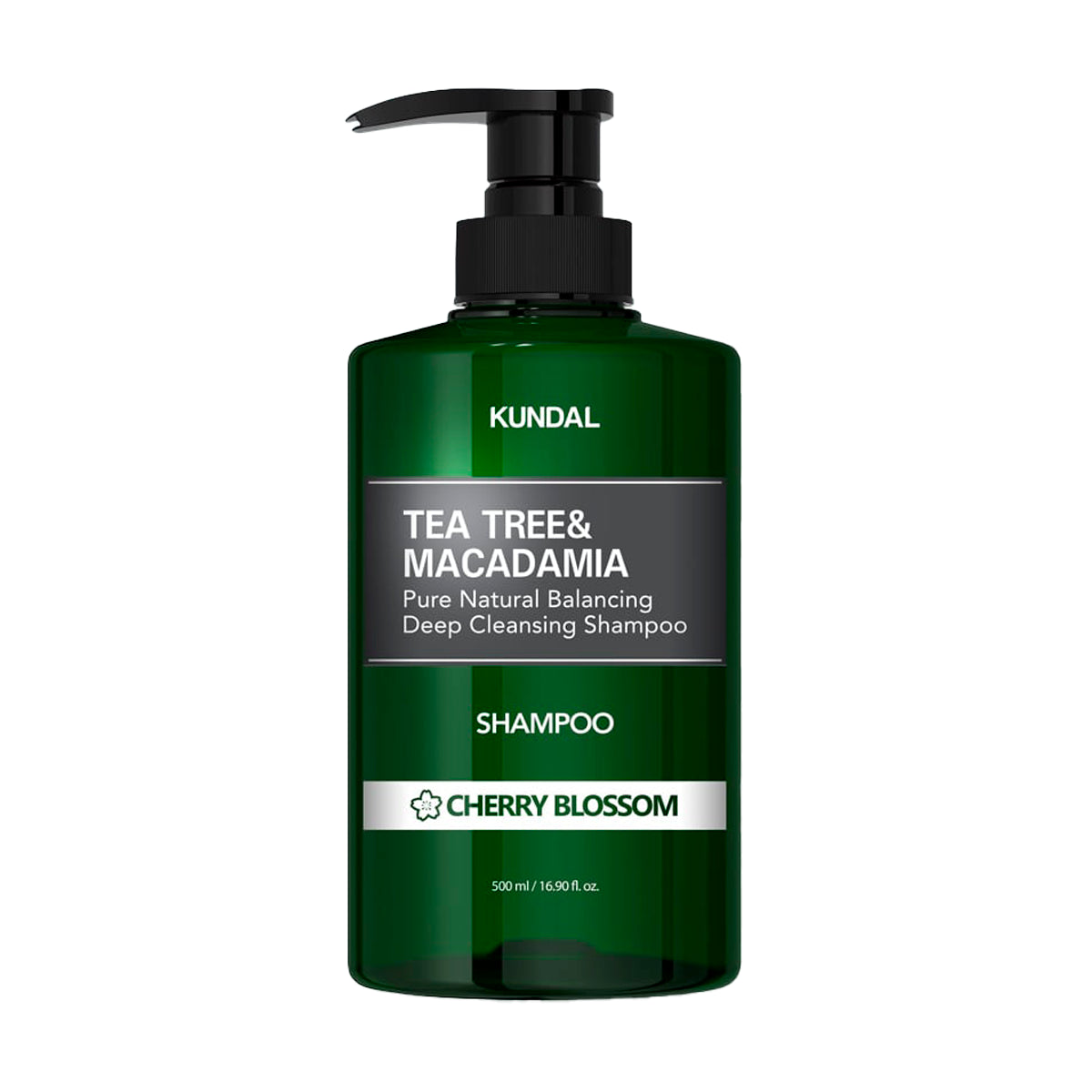 Глубоко очищающий шампунь Kundal Tea Tree & Macadamia Deep Cleansing Shampoo Cherry Blossom