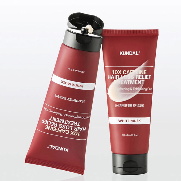 Уход против ломкости волос Kundal 10X Caffeine Strengthening Treatment White Musk