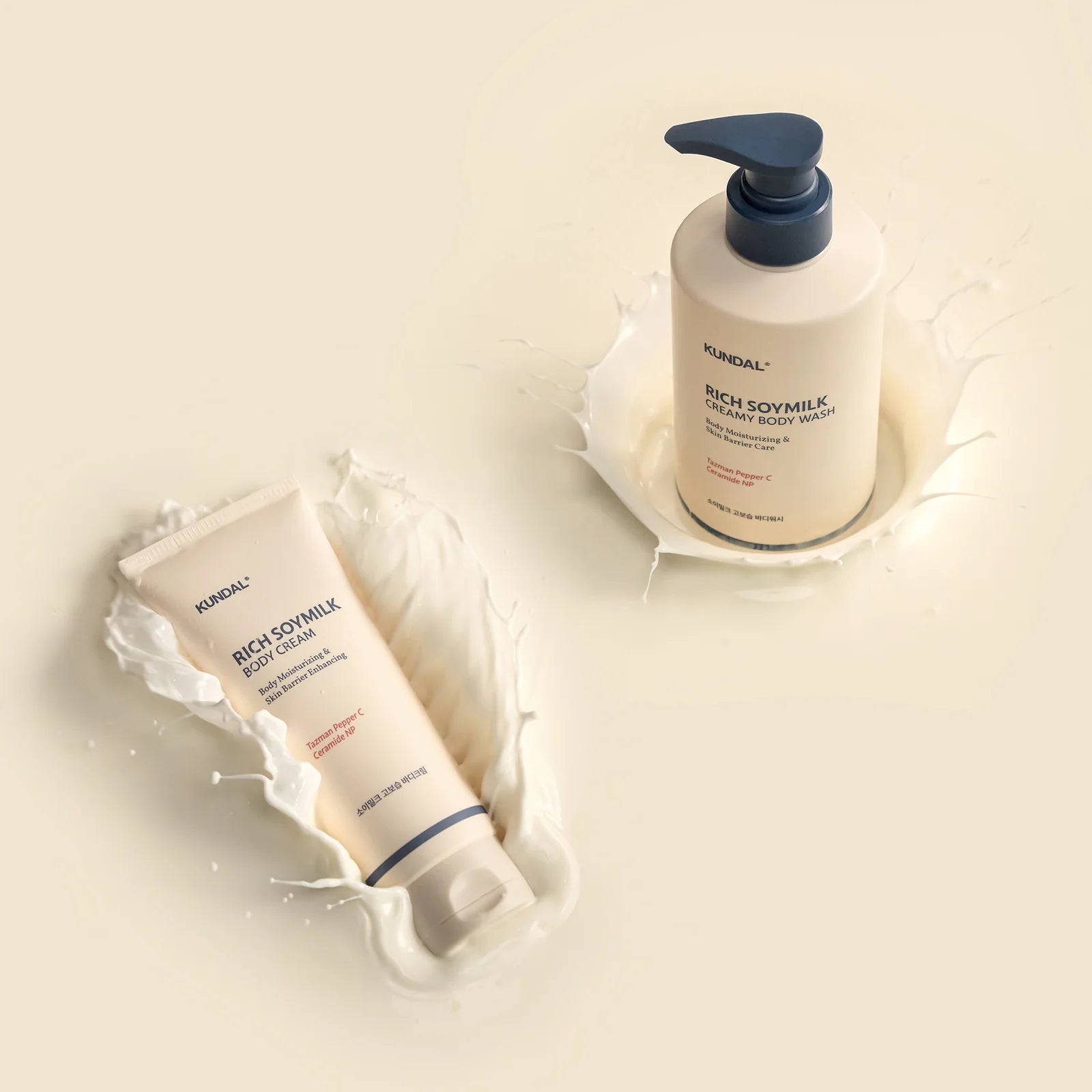 Кремовый гель для душа Kundal Rich Soymilk Body Wash Mellow Vanilla