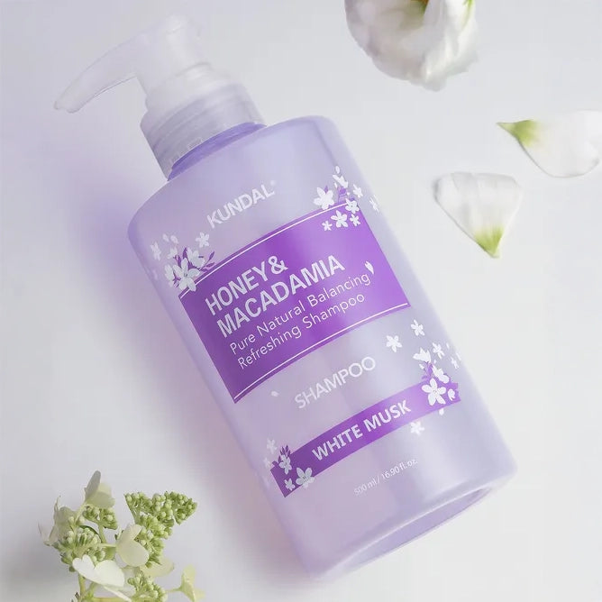 Набор для ухода за волосами Kundal White Musk Edition - Honey & Macadamia Shampoo+Treatment