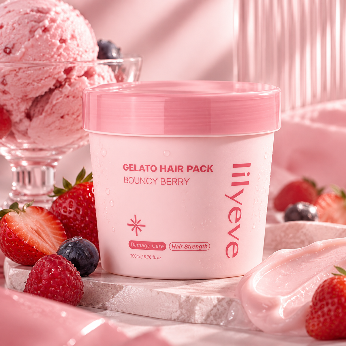 Lilyeve Repair: Turn Gelato Hair Pack Bouncy Berry