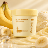 Маска для блеска волос Lilyeve Repair: Turn Gelato Hair Pack Silky Banana