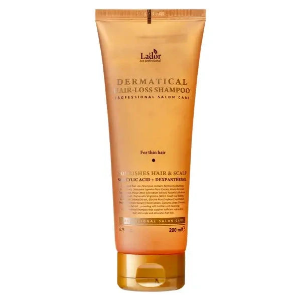Nostiprinošs šampūns smalkiem matiem Lador Dermatical Hair-Loss Shampoo For Thin Hair