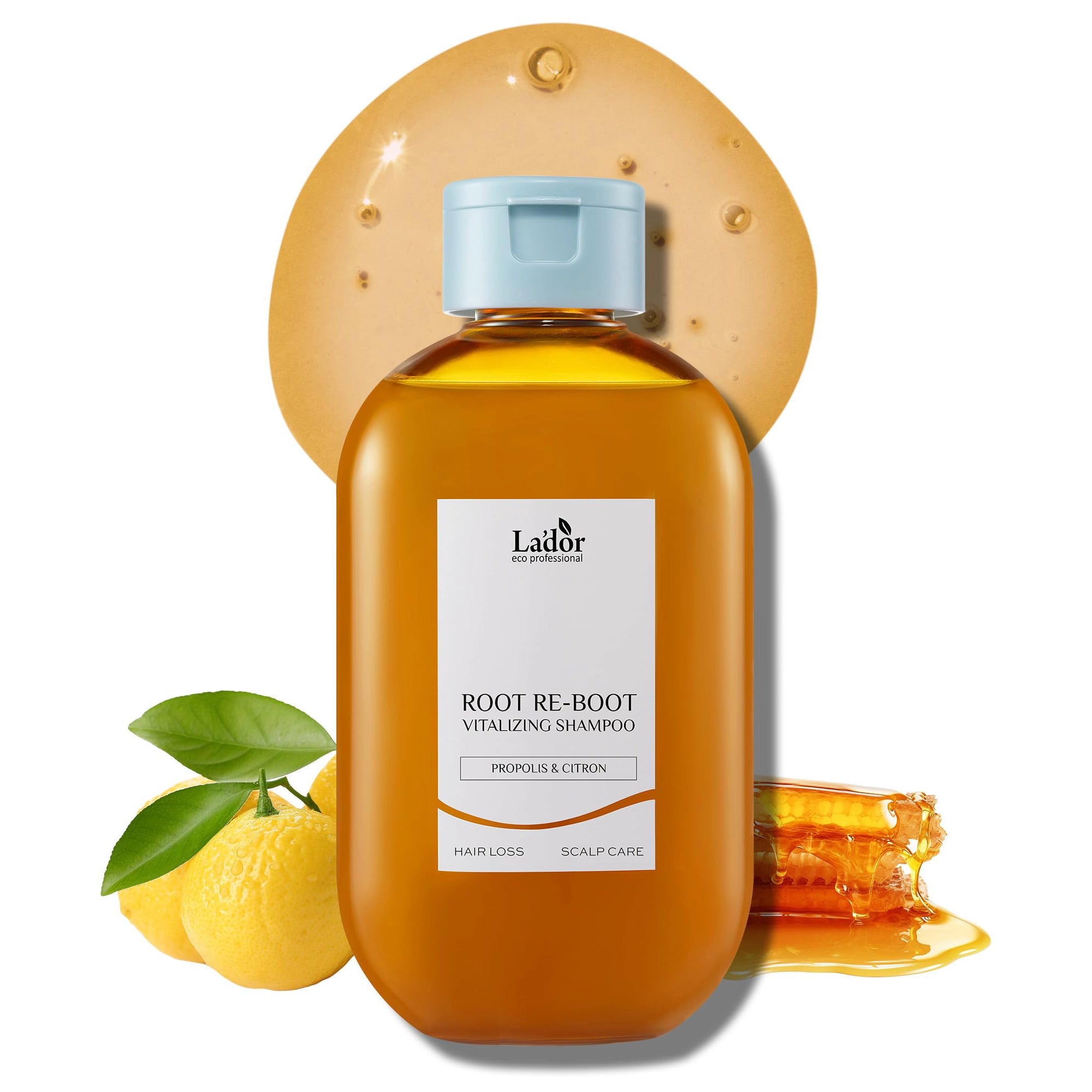 Šampūns sausai galvas ādai ar propolisu Lador Root Re-Boot Vitalizing Shampoo Propolis & Citron
