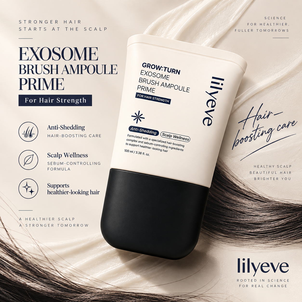 Lilyeve Grow: Turn Exosome Brush Ampoule Prime