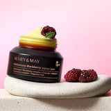 Крем с идебеноном и экстрактом ежевики MARY & MAY Idebenone Blackberry Intense Cream