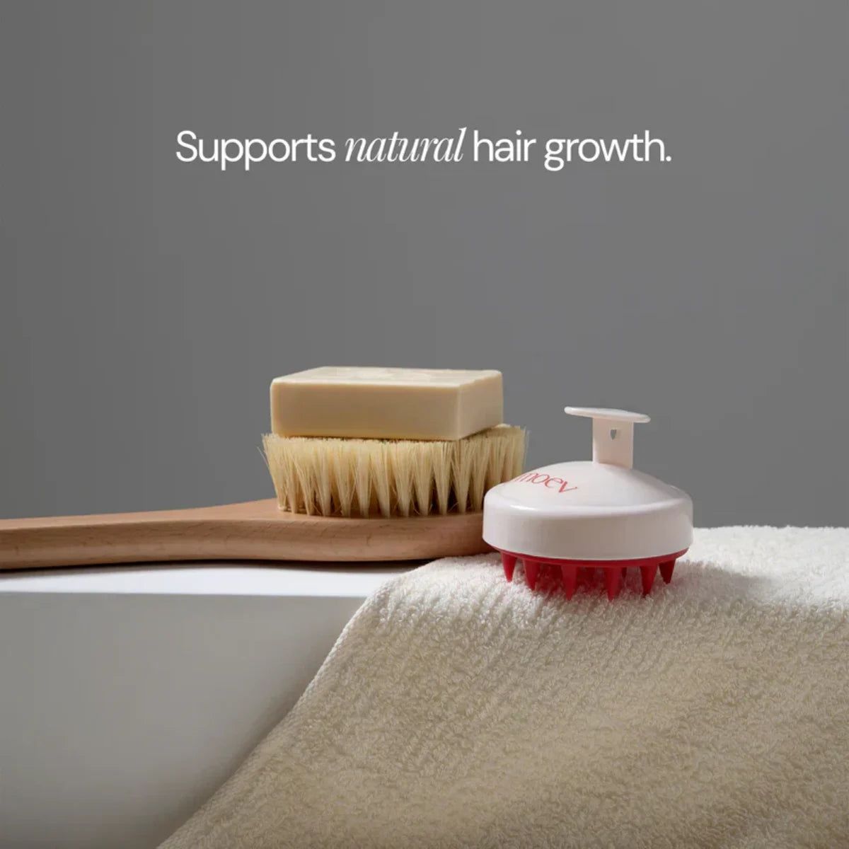 Силиконовая массажная щётка MOEV Scalp Brush