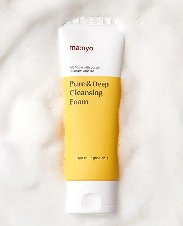 Putiņas dziļai poru attīrīšanai ar keramīdiem Manyo Pure Deep Cleansing Foam