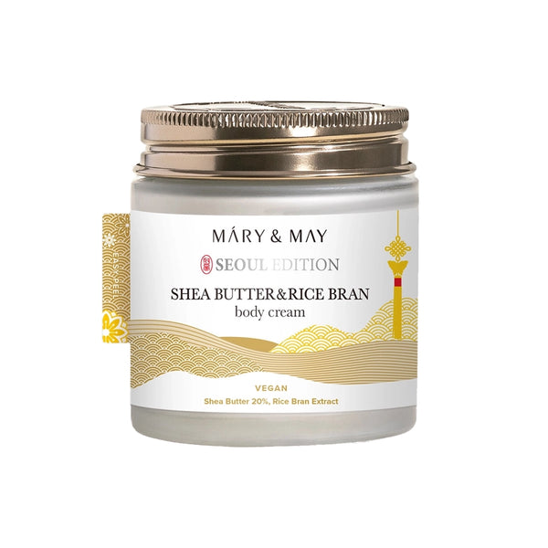 Intensīvi mitrinošs krēms ķermenim Mary&May Shea Butter & Rice Bran Body Cream