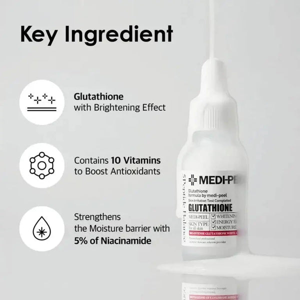 Glutationa balināšanas ampulas serums Medi-Peel Bio-Intense Glutathione White Ampoule