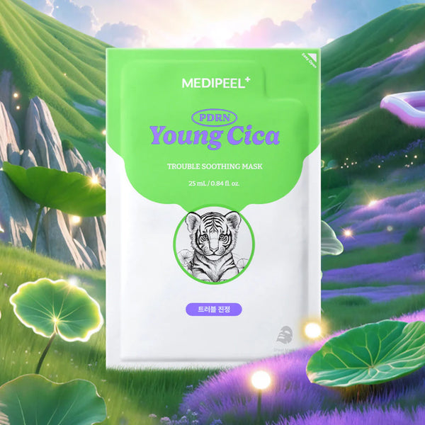 Nomierinoša maska ar centellu Medi-Peel Young Cica PDRN Trouble Soothing Mask