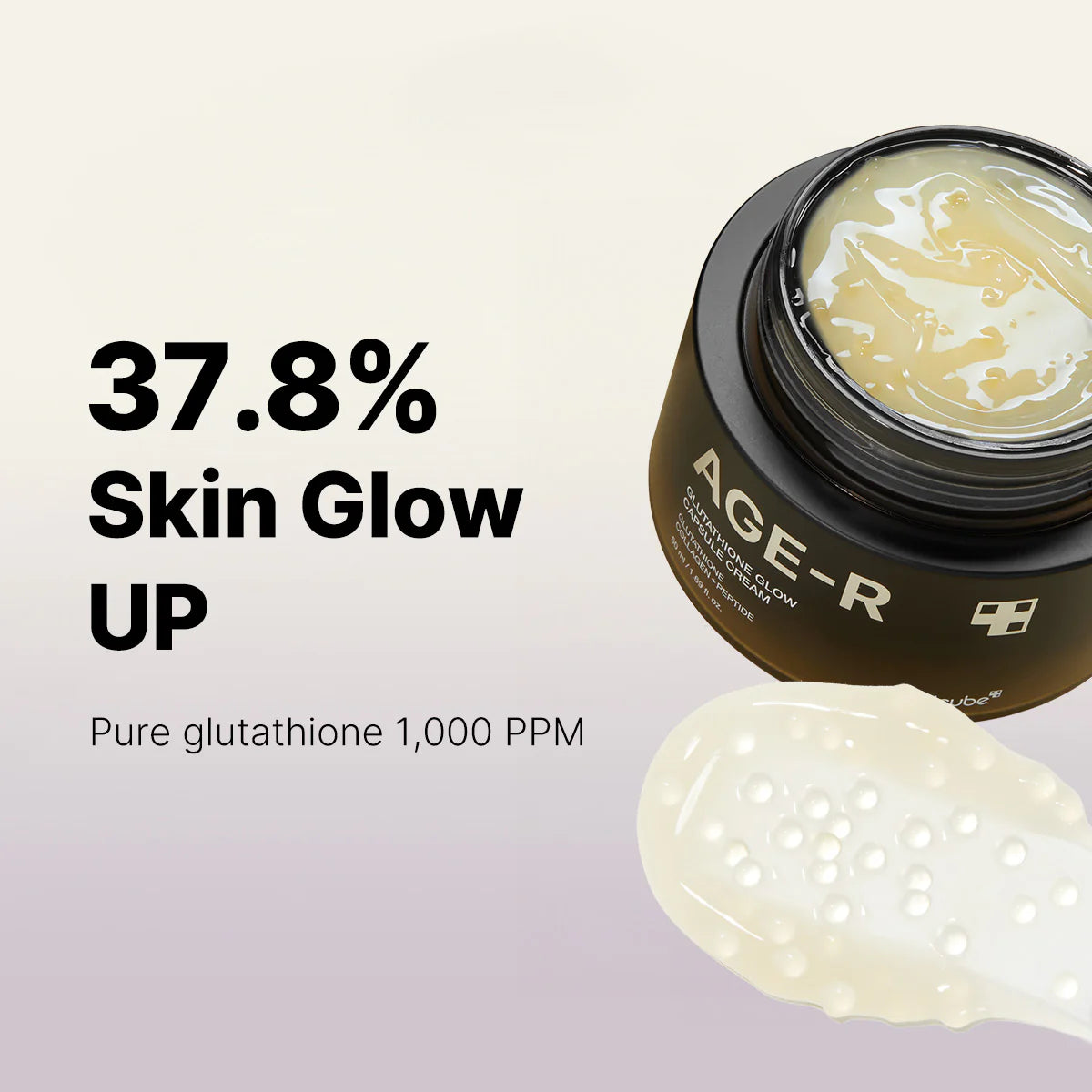 Balinošs krēms ar glutationa kapsulām Medicube AGE-R Glutathione Glow Capsule Cream