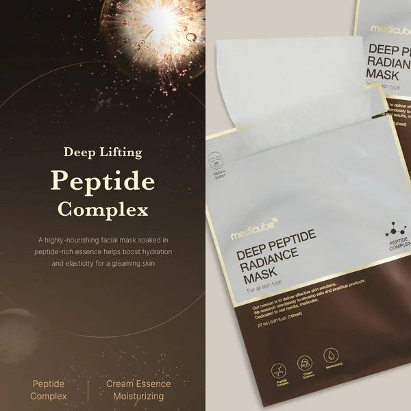 Лифтинг-маска для сияния Medicube Deep Peptide Radiance Mask