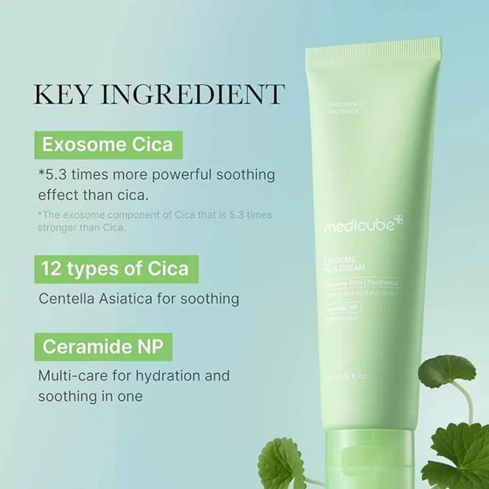 Успокаивающий крем с экзосомами Medicube Exosome Cica Cream