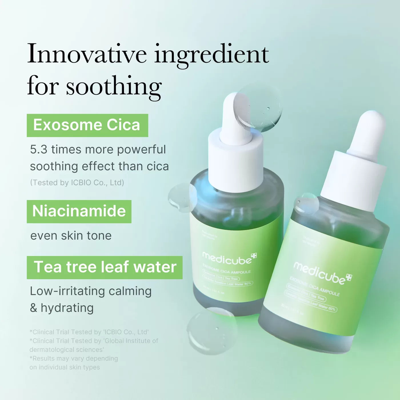 Успокаивающая сыворотка с экзосомами Medicube Exosome Cica Serum
