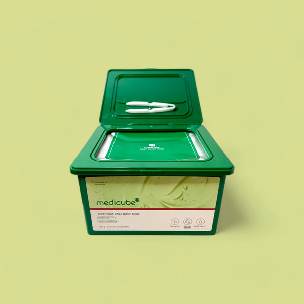 Nomierinošu auduma masku komplekts Medicube Super Cica Daily Quick Mask