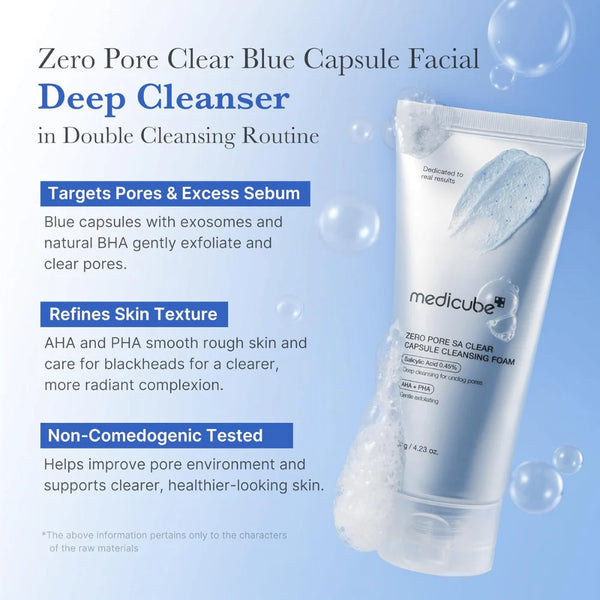 Капсульная пенка для глубокого очищения medicube Zero Pore Clearing Capsule Cleansing Foam