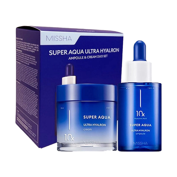 Komplekts sejas ādas kopšanai Missha Super Aqua Hyalron Duo Set