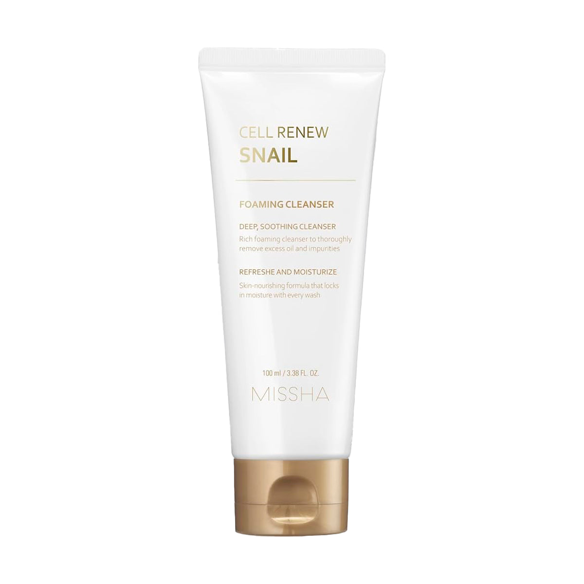 Регенерирующая пенка для умывания Missha Super Aqua Cell Renew Snail Cleansing Foam