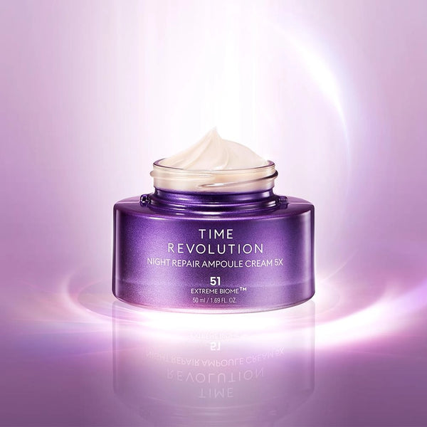 Nakts krēma un ampulas komplekts Missha Time Revolution Night Repair Ampoule & Cream Duo