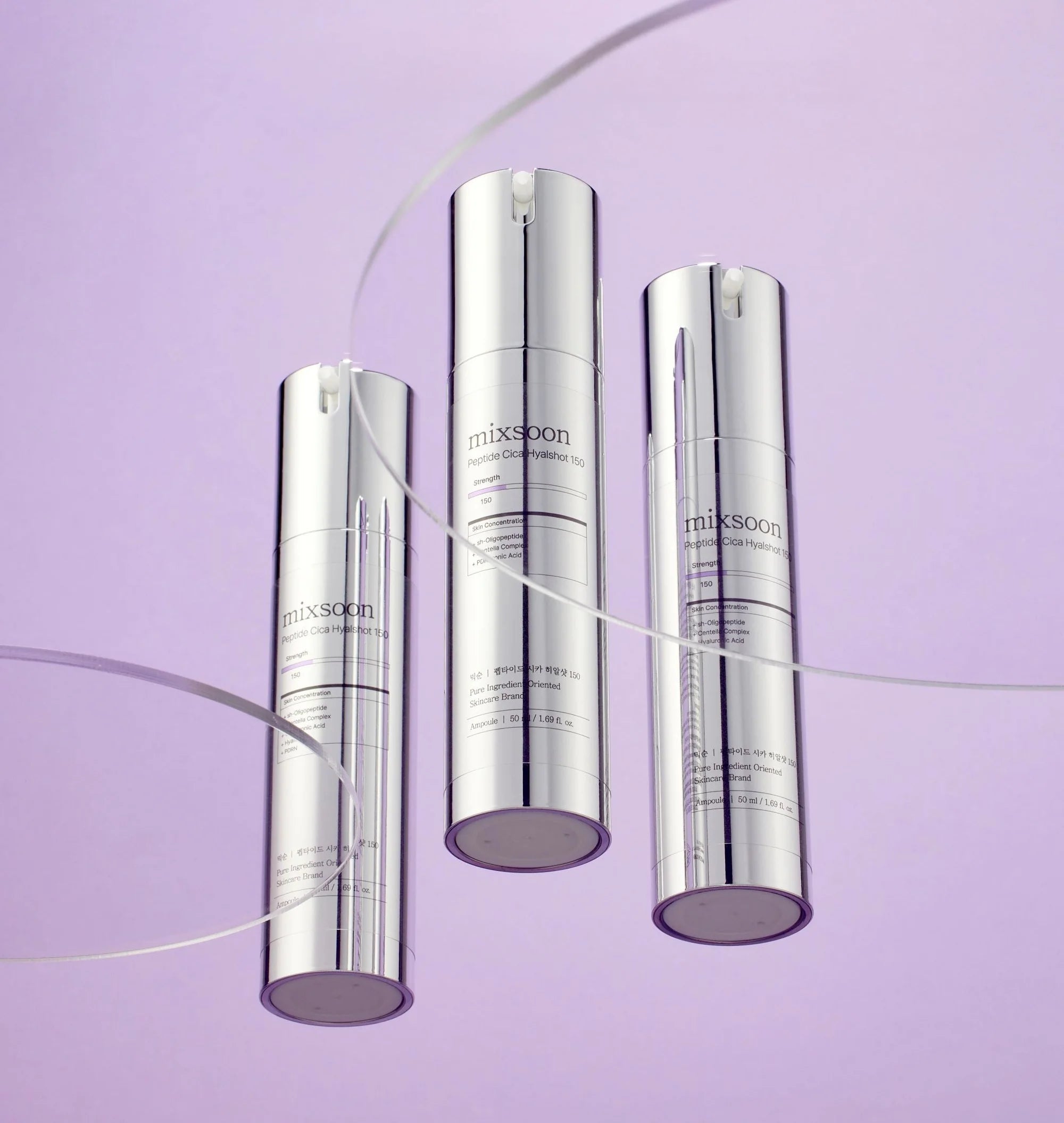 Интенсивно увлажняющая ампула Mixsoon Peptide Cica Hyalshot 150