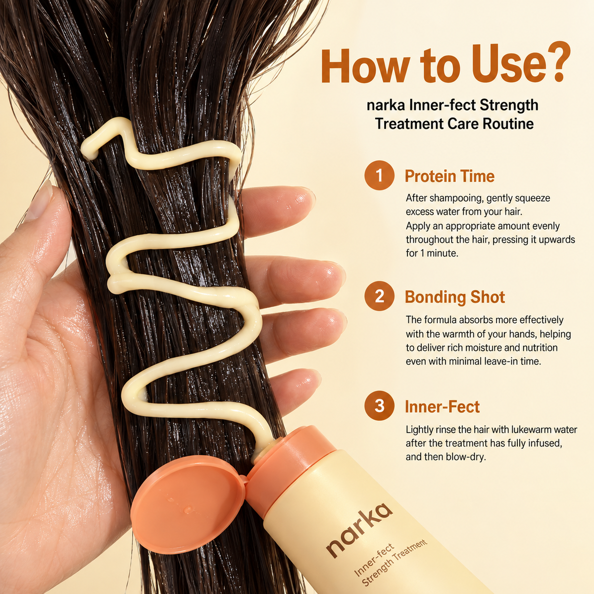 Питательная маска для волос Narka Inner-fect Stregth Treatment