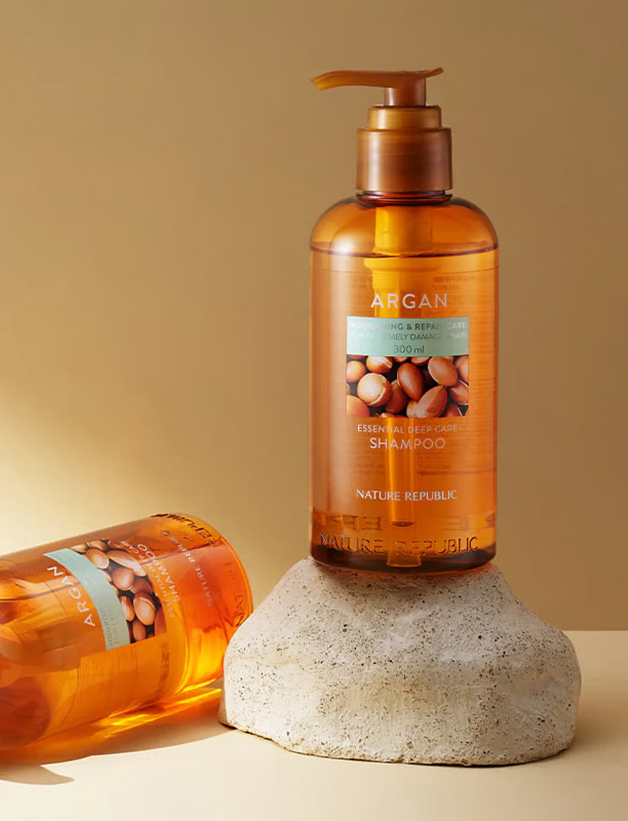 Увлажняющий шампунь Nature Republic Argan Essential Moisture Repairing Shampoo