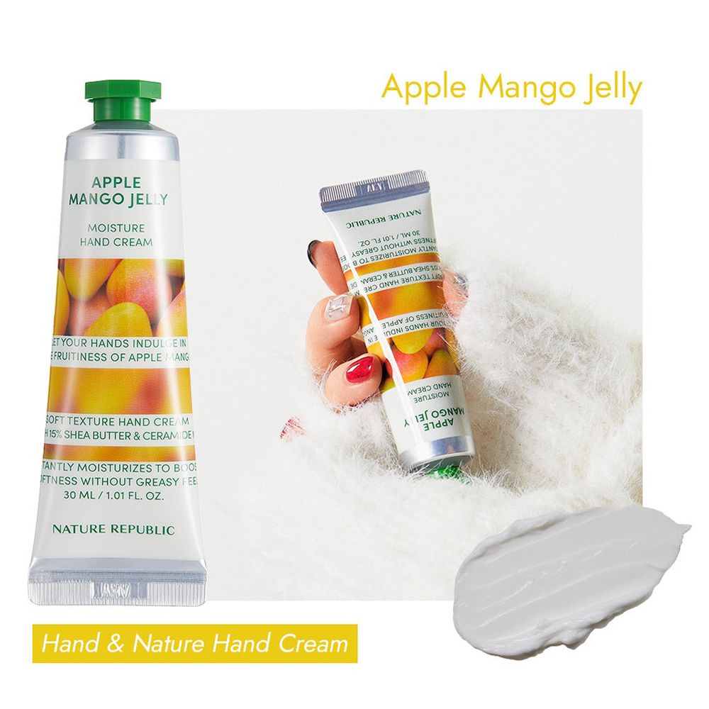 Nature Republic Hand & Nature Apple Mango Jelly Hand Crea