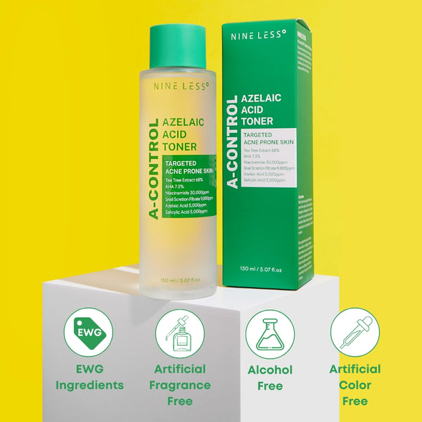 Toniks ar azelītskābi Nine Less A-Control Azelaic Acid Toner