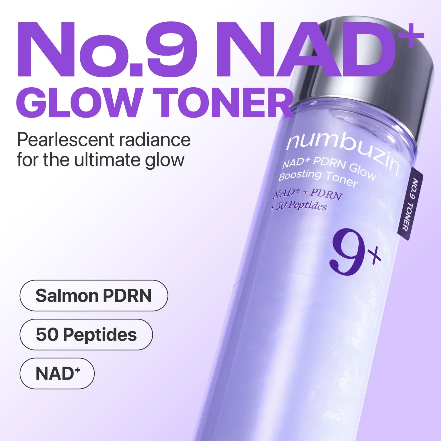 Numbuzin No.9 NAD+ PDRN Glow Boosting Toner