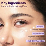 Антивозрастной крем для век Numbuzin No.9 NAD Retinol Volumetox Eye Cream