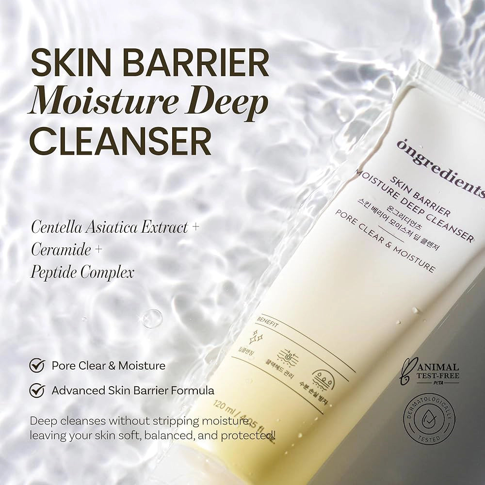 Пенка для очищения пор Ongredients Skin Barrier Moisture Deep Cleanser