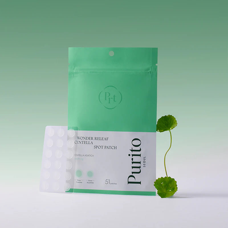 Pretpiņņu plāksteri Purito Wonder Releaf Centella Spot Patch