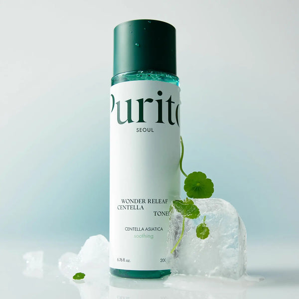 Nomierinošs toniks ar Gotu kolu Purito Wonder Releaf Centella Toner
