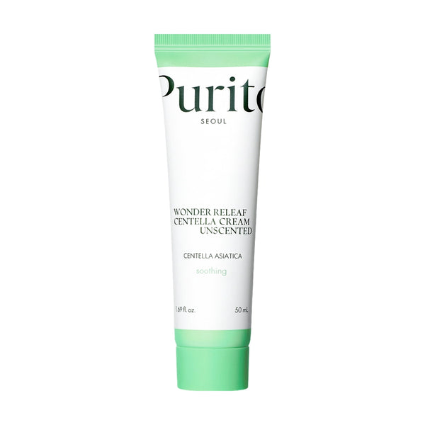 Atjaunojošs krēms ar Āzijas centellas ekstraktu Purito Wonder Releaf Centella Cream Unscented